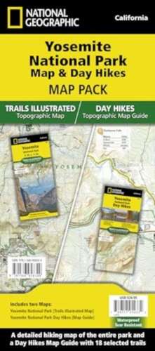 Yosemite National Park Map & Day Hikes [Map Pack Bundle] de National Geographic Maps