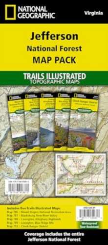 Jefferson National Forest [Map Pack Bundle] de National Geographic Maps