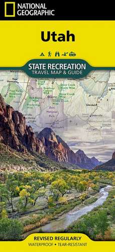 Utah State Recreation Map de National Geographic Maps