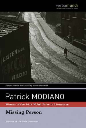 Modiano, P: Missing Person