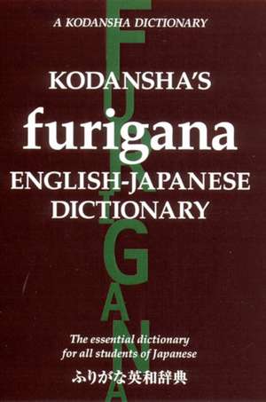 Kodansha's Furigana English-Japanese Dictionary de Masatoshi Yoshida