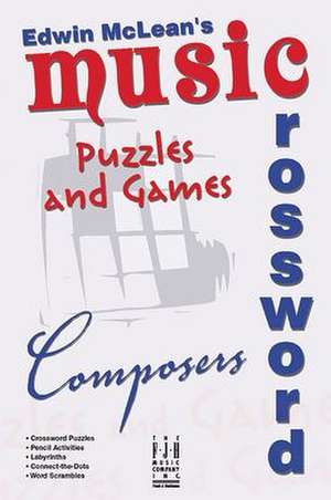 Music Crossword Puzzles and Games - Composers de Edwin McLean