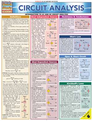 Circuit Analysis Laminate Reference Chart de BarCharts Inc