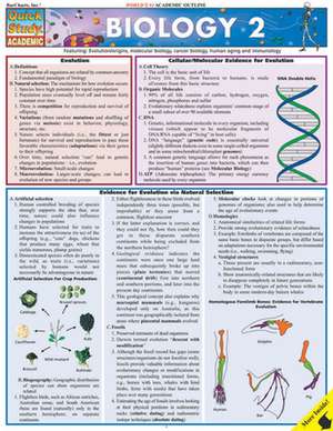 Biology 2 Laminate Reference Chart de Randy Brooks