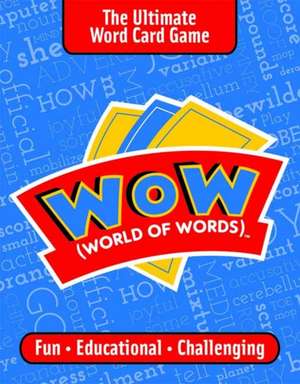 Wow World of Words Card Game de Us Games Systems