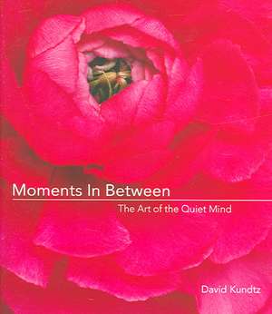 Moments in Between: The Art of the Quiet Mind de David Kundtz