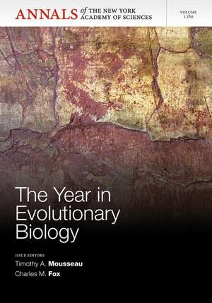 The Year in Evolutionary Biology de TA Mousseau