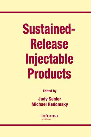 Sustained-Release Injectable Products de Judy Senior