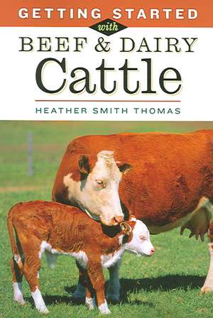 Getting Started with Beef & Dairy Cattle: A Super Food for All 12 Months of the Year de Heather Smith Thomas