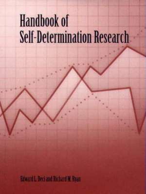 Handbook of Self–Determination Research de Edward Deci