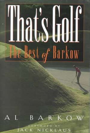 That's Golf de Al Barkow