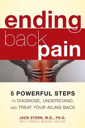 Ending Back Pain: 5 Powerful Steps to Diagnose, Understand, and Treat Your Ailing Back de Jack Stern