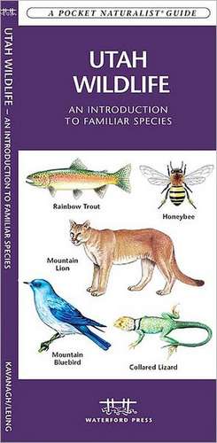 Utah Wildlife: A Folding Pocket Guide to Familiar Species de James Kavanagh