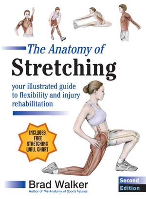 The Anatomy of Stretching: Your Illustrated Guide to Flexibility and Injury Rehabilitation de Brad Walker