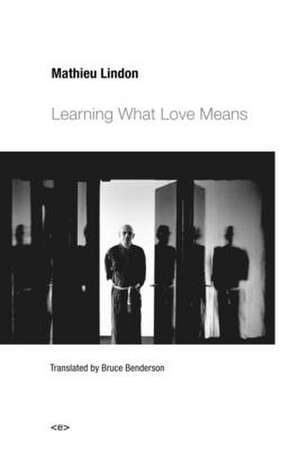 Learning What Love Means de Mathieu Lindon