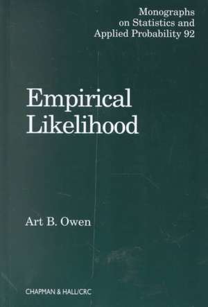 Empirical Likelihood de Art B. Owen