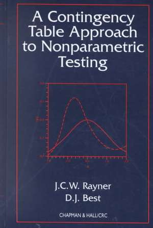 A Contingency Table Approach to Nonparametric Testing de J. C. W. Rayner