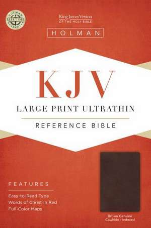 Large Print Ultrathin Reference Bible-KJV de Broadman & Holman Publishers