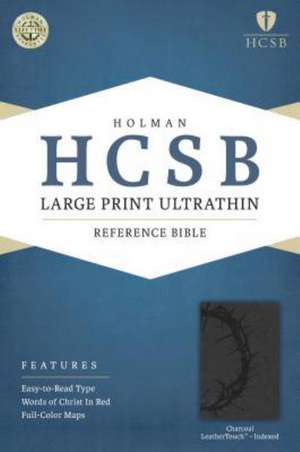 Large Print Ultrathin Reference Bible-HCSB de Broadman & Holman Publishers