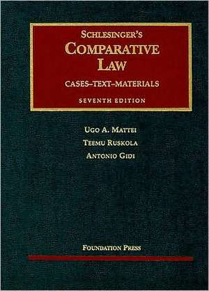 Comparative Law de Rudolph Schlesinger