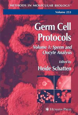 Germ Cell Protocols: Volume 1: Sperm and Oocyte Analysis de Heide Schatten