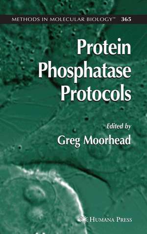 Protein Phosphatase Protocols de Greg Moorhead