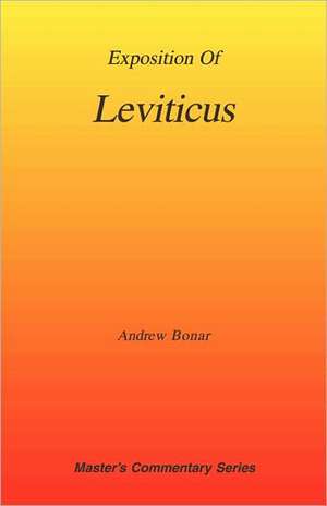 Commentary on Leviticus de Andrew Alexander Bonar