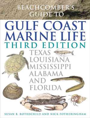 Beachcomber's Guide to Gulf Coast Marine Life de Susan B. Rothschild