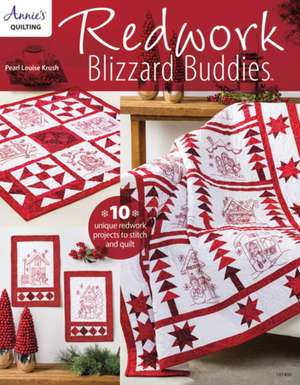 Redwork Blizzard Buddies de Pearl Louise Krush