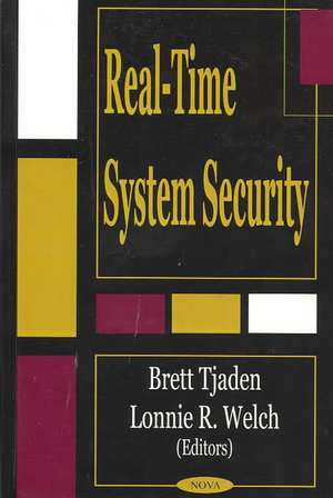 Real-Time System Security de Brett Tjaden