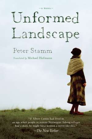 Unformed Landscape de Peter Stamm