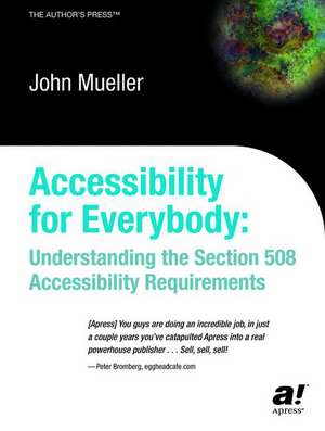 Accessibility for Everybody de John Mueller