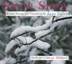 Snow, Snow: Winter Poems for Children de Jane Yolen