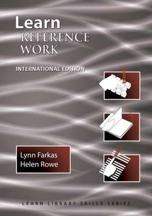 Learn Reference Work International Edition de Lynn Farkas