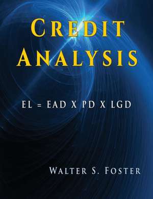 Credit Analysis de Mba Walter S. Foster