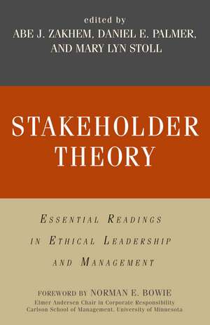 Stakeholder Theory de Abe J Zakhem
