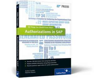 Authorizations in SAP de Andrea Cavalleri