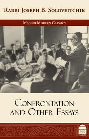 Confrontation and Other Essays de Joseph B. Soloveitchik