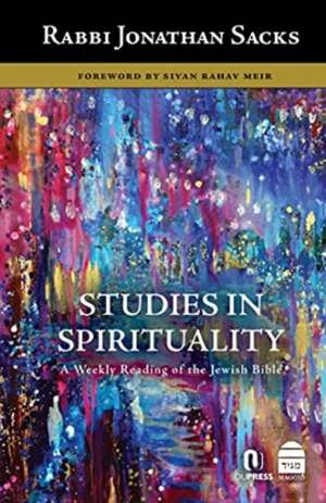 Studies in Spirituality de Jonathan Sacks