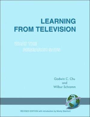 Learning from Television de Godwin C. Chu