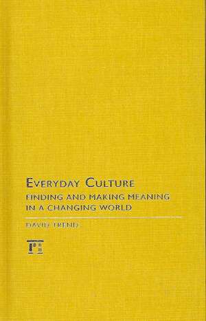 Everyday Culture: Finding and Making Meaning in a Changing World de David Trend