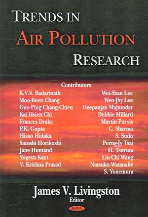 The Trends in Air Pollution Research de James V. Livingston