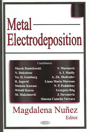 Nunez, M: Metal Electrodeposition de Magdalena Nunez