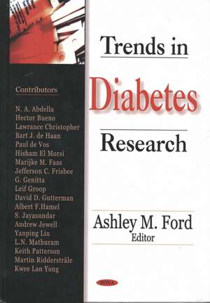 Trends in Diabetes Research de Ashley M. Ford