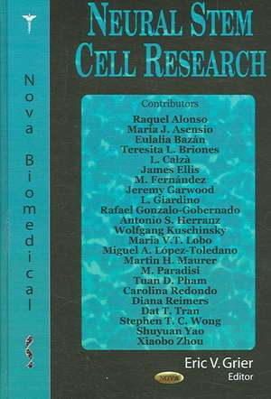 Neural Stem Cell Research de Erik V. Grier