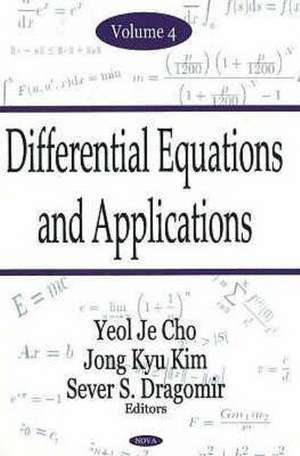 Differential Equations and Applications de Yeol Je Cho