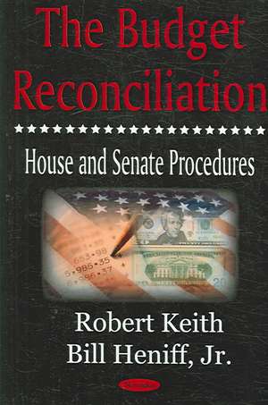 Budget Reconciliation de Robert Keith