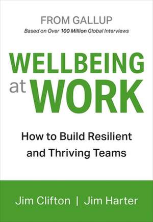 Wellbeing At Work de Jim Clifton