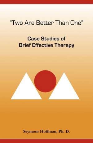 Two Are Better Than One: Case Studies of Brief Effective Therapy de Seymour Hoffman