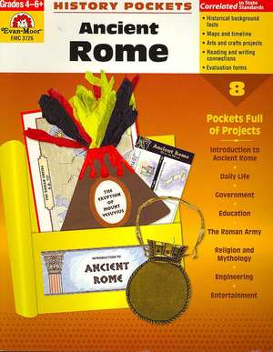 History Pockets: Ancient Rome de Evan-Moor Educational Publishers